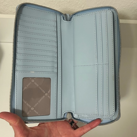 NWOT Michael Kors Jet Set Large Travel Continental Wallet Leather - Picture 7 of 12